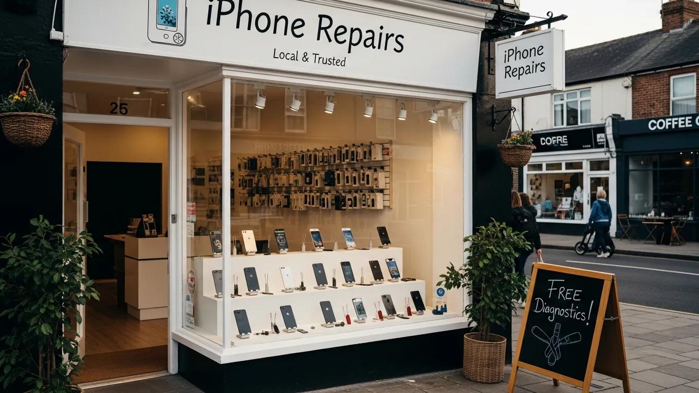 Local independent repair shop for iPhone repairs
